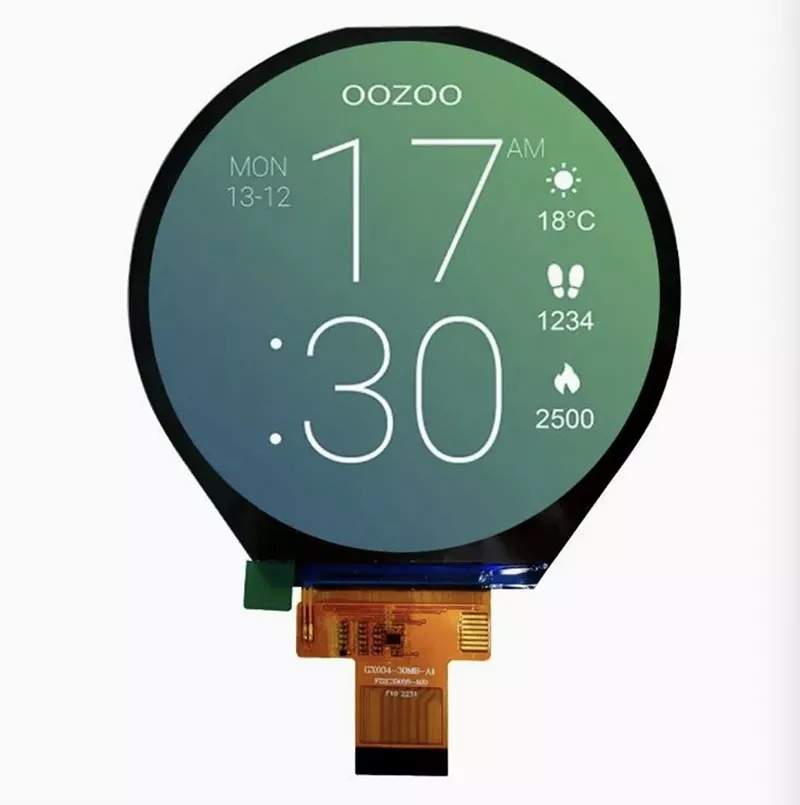 3.4 นิ้ว 800x800 รอบโมดูล IPS TFT