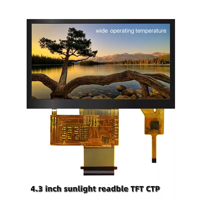 4.3 นิ้ว 480x272 พร้อมโมดูล TFT หน้าจอสัมผัส TFT