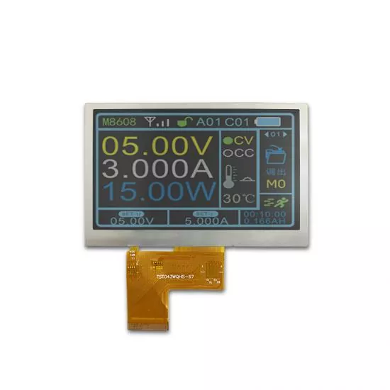 4.3 นิ้ว WQVGA IPS TFT โมดูล